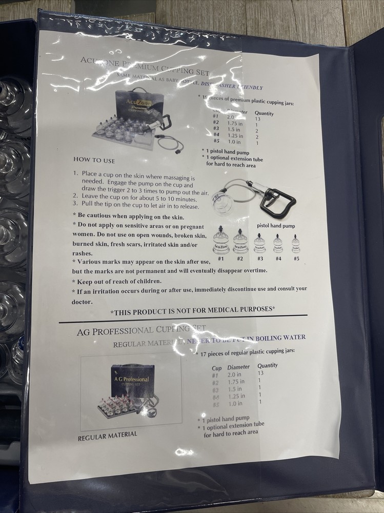 ACUZONE *19-Cups* PREMIUM CUPPING SET Complete