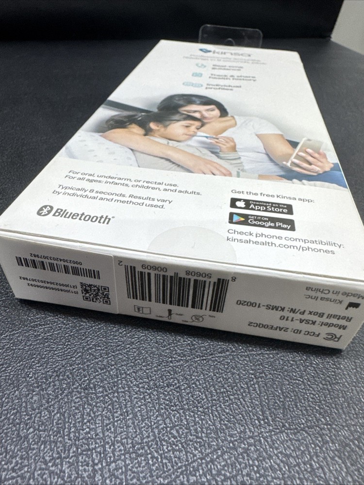 Kinsa Quick Care Bluetooth Smart Thermometer NIB