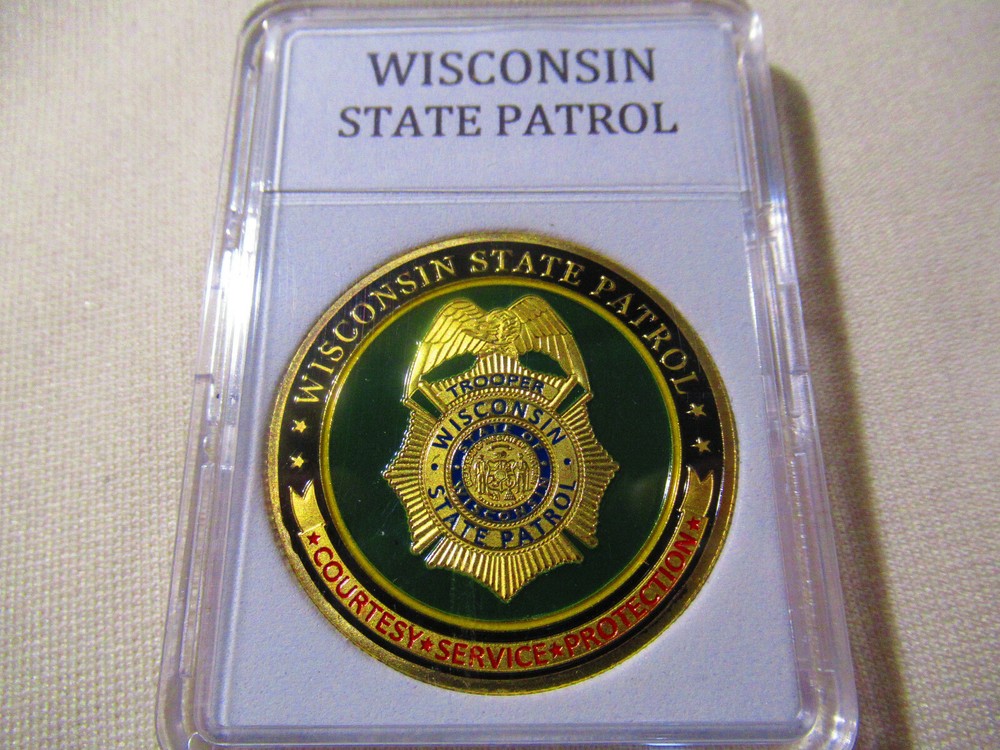 WISCONSIN STATE PATROL Challenge Coin