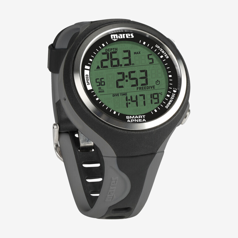 Mares Smart Apnea Dive Computer - Gray; Wrist Dive Computer (424153BKGR)