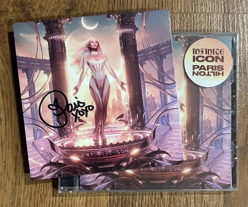 Signed Paris Hilton Infinite Icon CD with Autographed Insert New