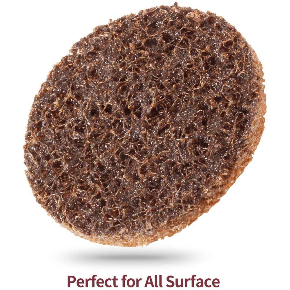 25PCS 3-in Surface Conditioning Disc Coarse Sanding Discs Roll Quick Change Pads