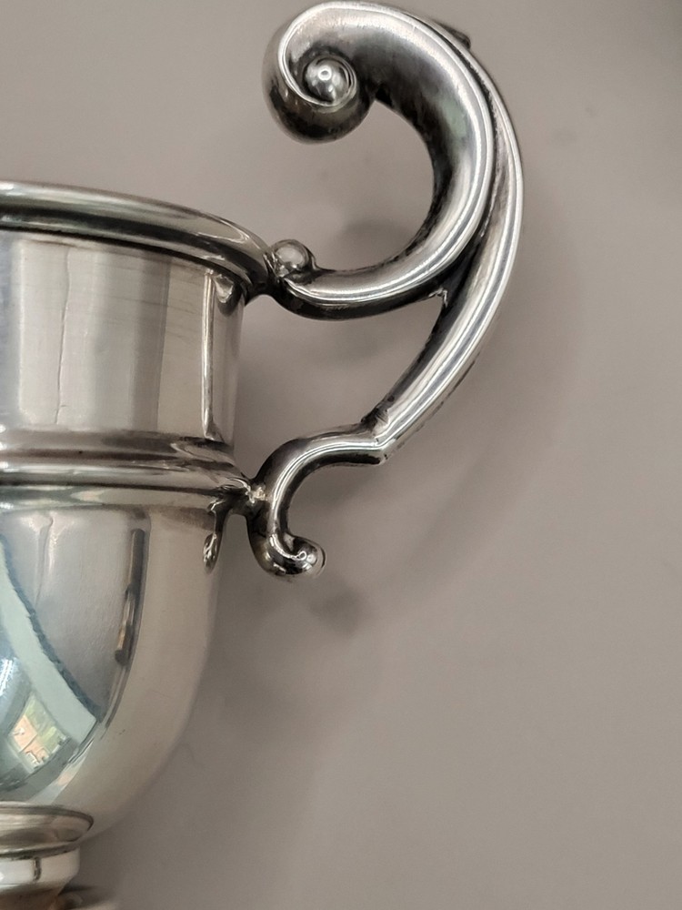 Solid Silver Antique Trophy Cup 43.9g, Hallmarked, Birmingham 1936. Refxdeod.