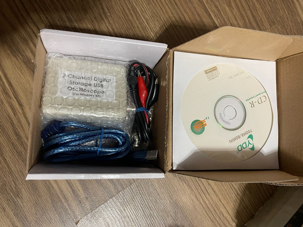 2 Channel PC Computer Digital Storage USB Oscilloscope - P99