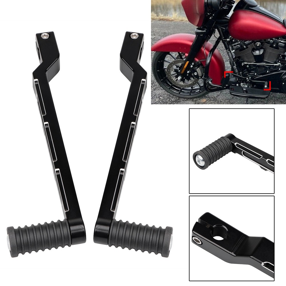 9.84" CNC Extend Heel Toe Shift Lever Peg For Harley Electra Glide FLHTCU FLHTK