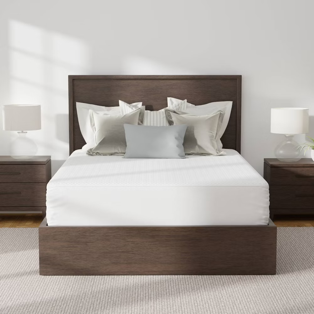 Allerease Twin Platinum Zip-Off Plush Top Waterproof Allergen and Bedbug