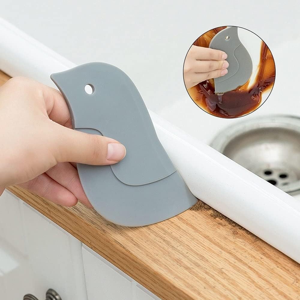 3pc Generic Multifunction Cute Cartoon Scraper Kitchen Baking Tool Scraper Oil