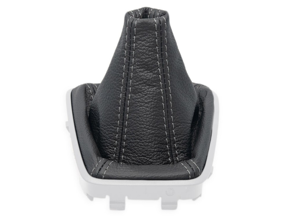 FOR FORD FOCUS 3 FL 2015-2018 GEAR SHIFT BOOT GAITER LEATHER STITCHING GRAY
