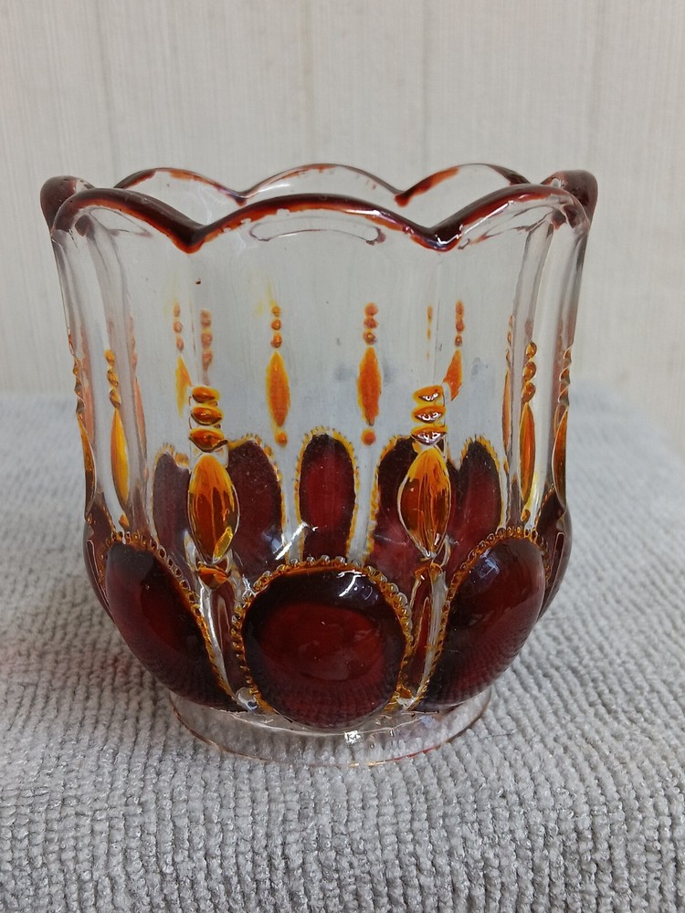 U. S. Glass MICHIGAN Ruby & Amber. Toothpick or Other