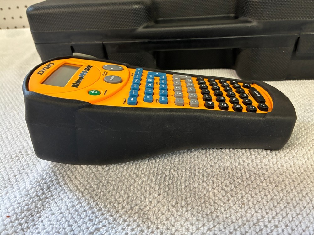 Dymo Rhino Pro 5000 Industrial Label Maker - Shows Error Code - Parts Only READ