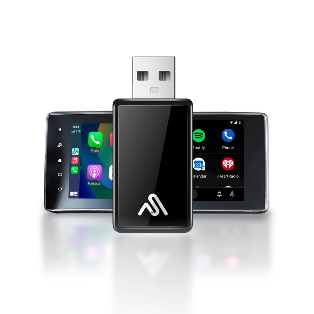 Wireless CarPlay & Android Auto Adapter | Wired to Wireless USB-A/C