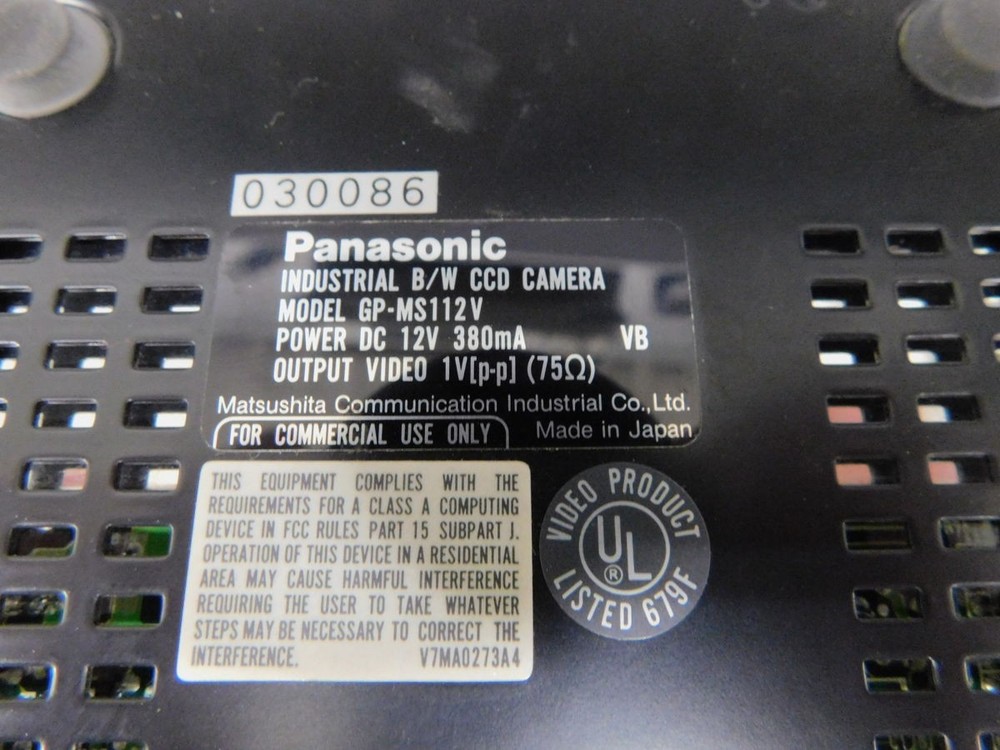 PANASONIC MS112 CCD CAMERA CONTROL M5945