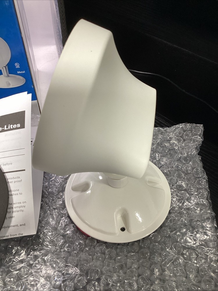 SURE-LITES SRP30WH Single Head White Plastic Emergency Remote 🔴