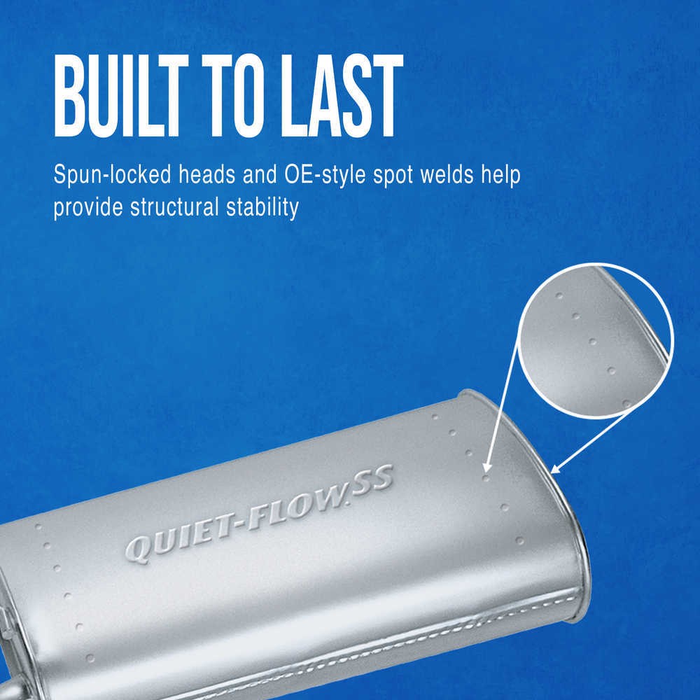 Exhaust Muffler-Quiet-Flow SS Walker 22779