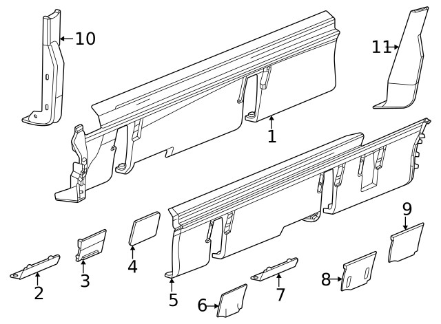 Genuine GM Front Molding 85685993