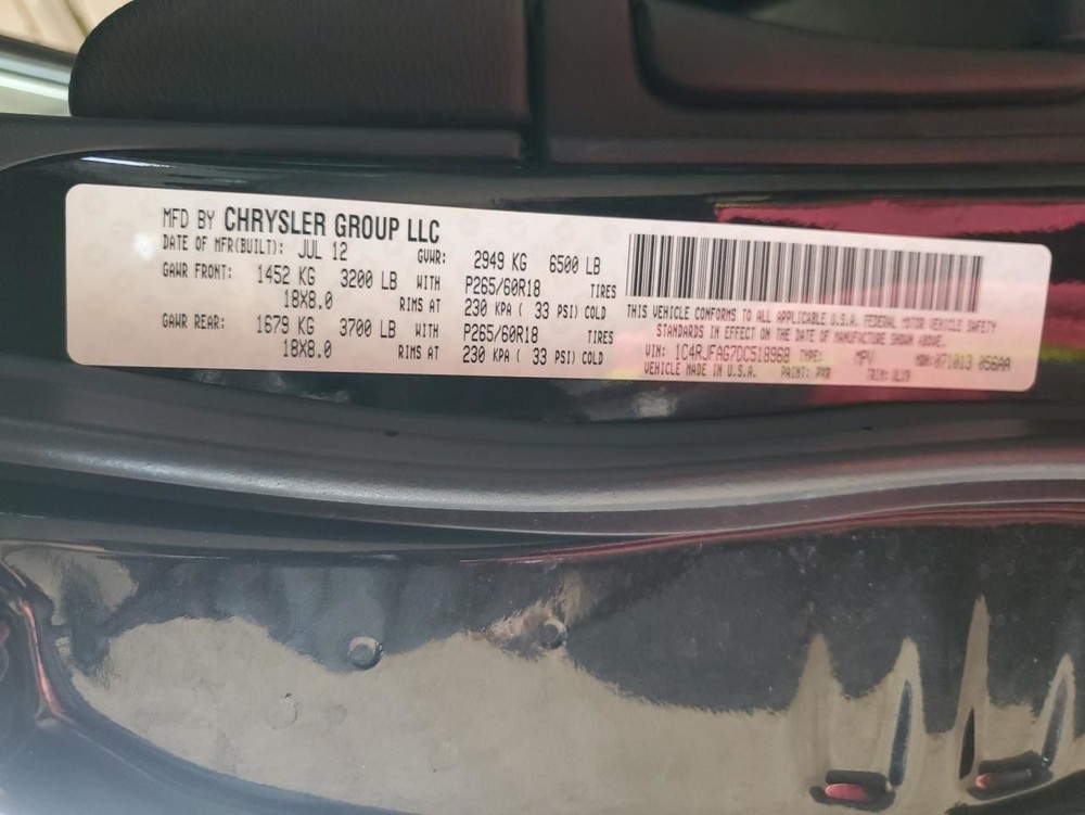 Passenger Right Front Spindle/Knuckle Fits 11-15 DURANGO 2471689