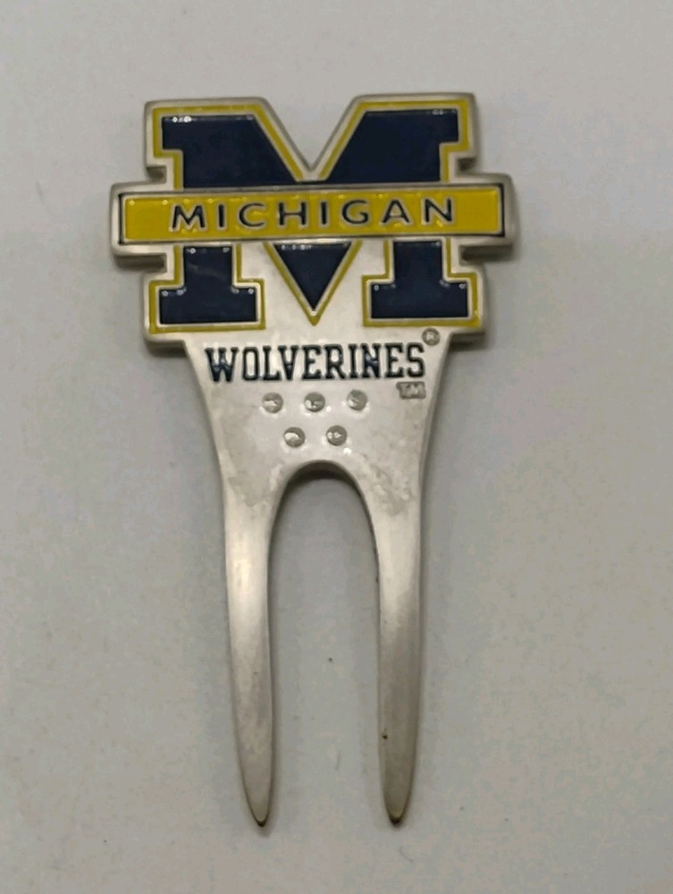 Pac Golf Michigan Wolverines Divot Tool GREAT SHAPE