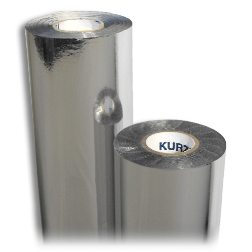 Roll Hot Foil Printing Silver Metallic 80Mm X 120M