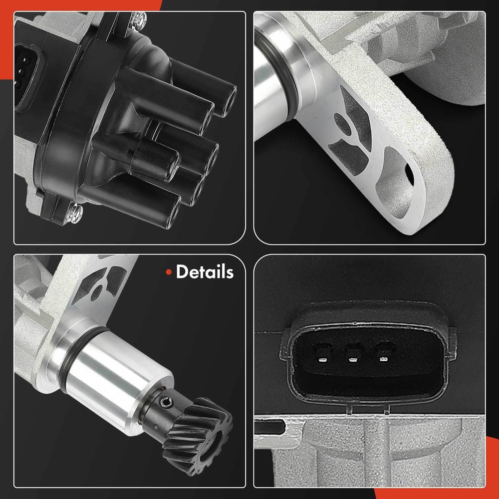 A-Premium Ignition Distributor w/3 Terminal Plug for Geo Tracker Suzuki 91-95