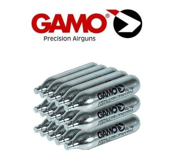 Gamo 12 Gram Replacement CO2 Cylinders Cartridges (15 Pack)