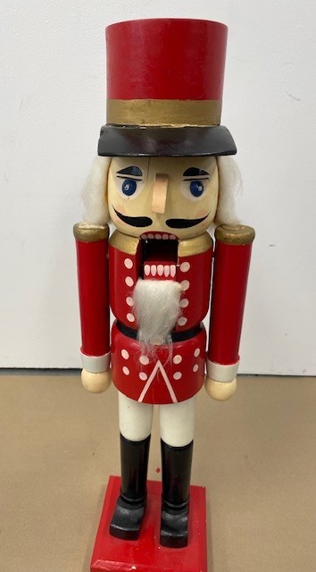 1989 20" Wooden Christmas Nutcracker--See Description!!!