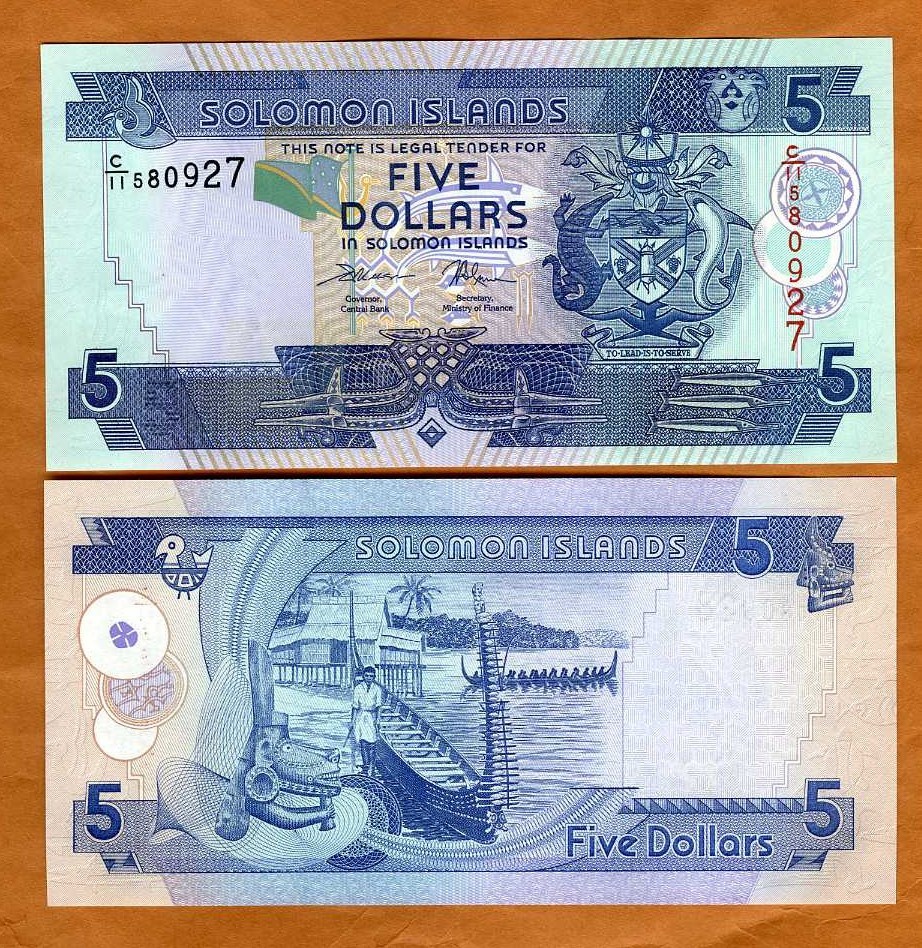 Solomon Islands, $5, ND (2018), P-26 C/11 prefix UNC