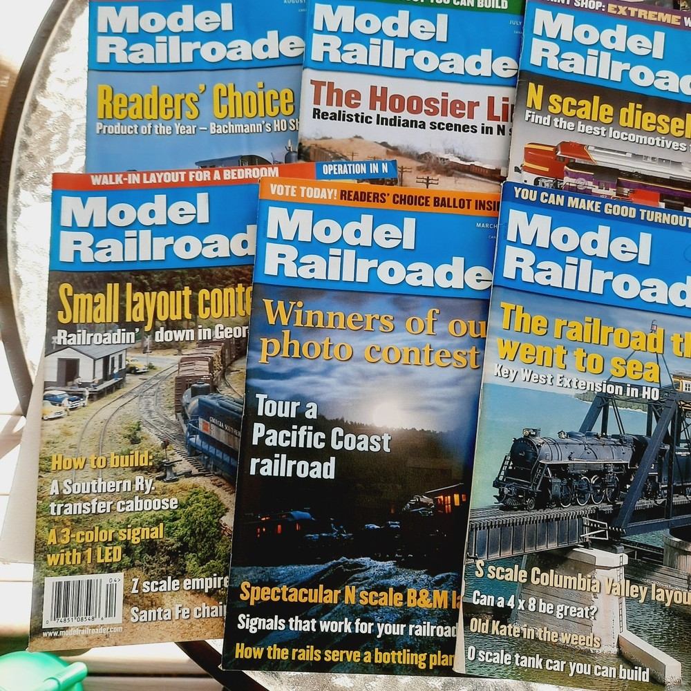 Model Railroader Magazine - Full Year 2001 Complete
