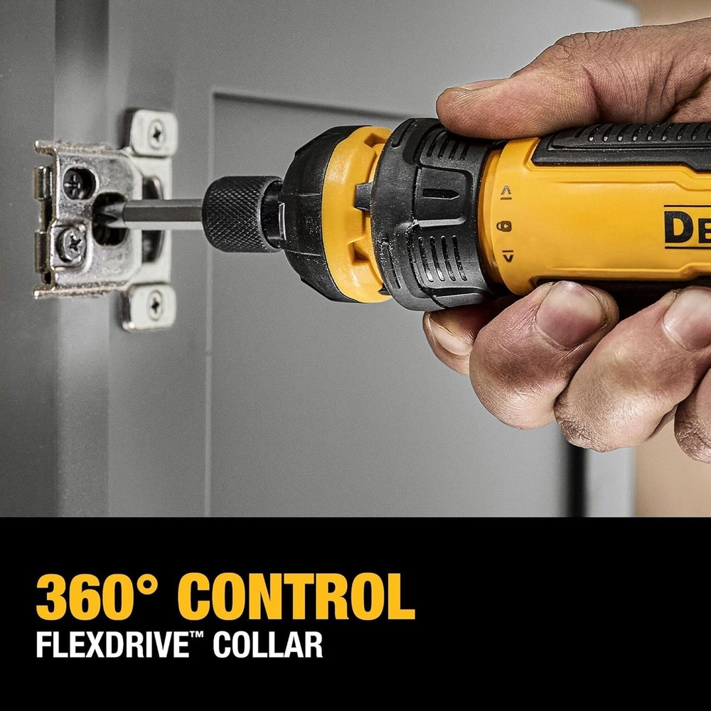 Cordless Screwdriver USB Rechargeable with FLEXDRIVE Control and Screwdriver Bit
