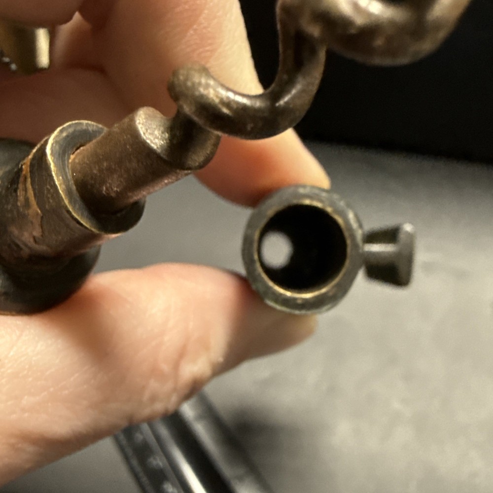 Vintage Brass Key Corkscrew