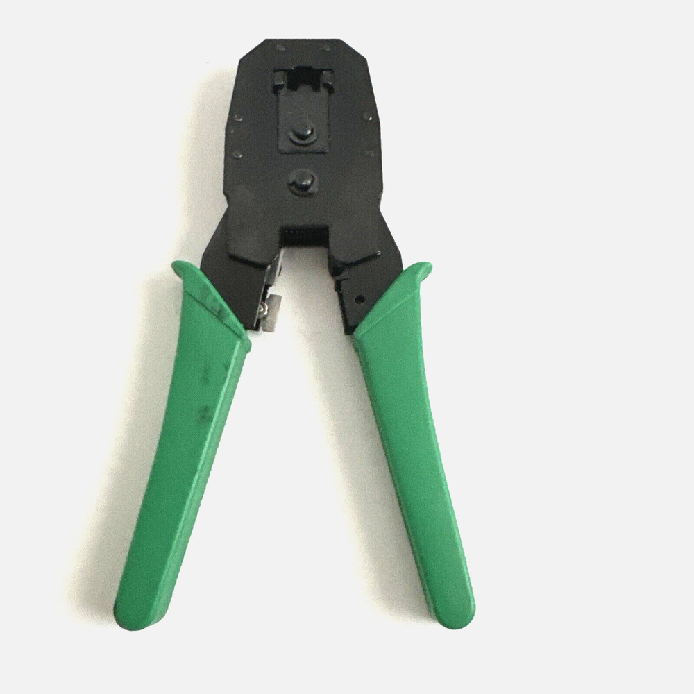 Crimping Tool Network Cable Ethernet Wire Crimper Green PC Cat Wire
