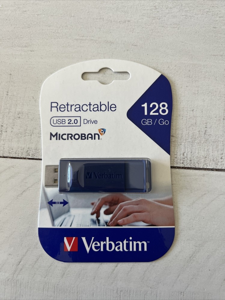 Verbatim 98659 128GB USB 2.0 Flash Drive Blue