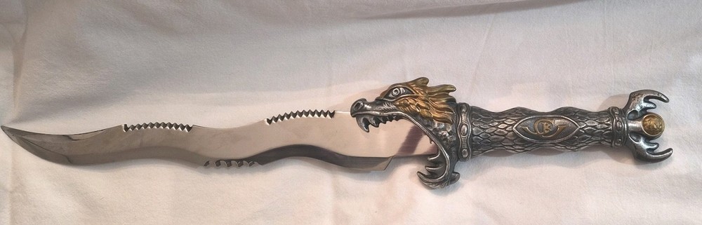 Spanish Dragon Design Stainless Steel Blade