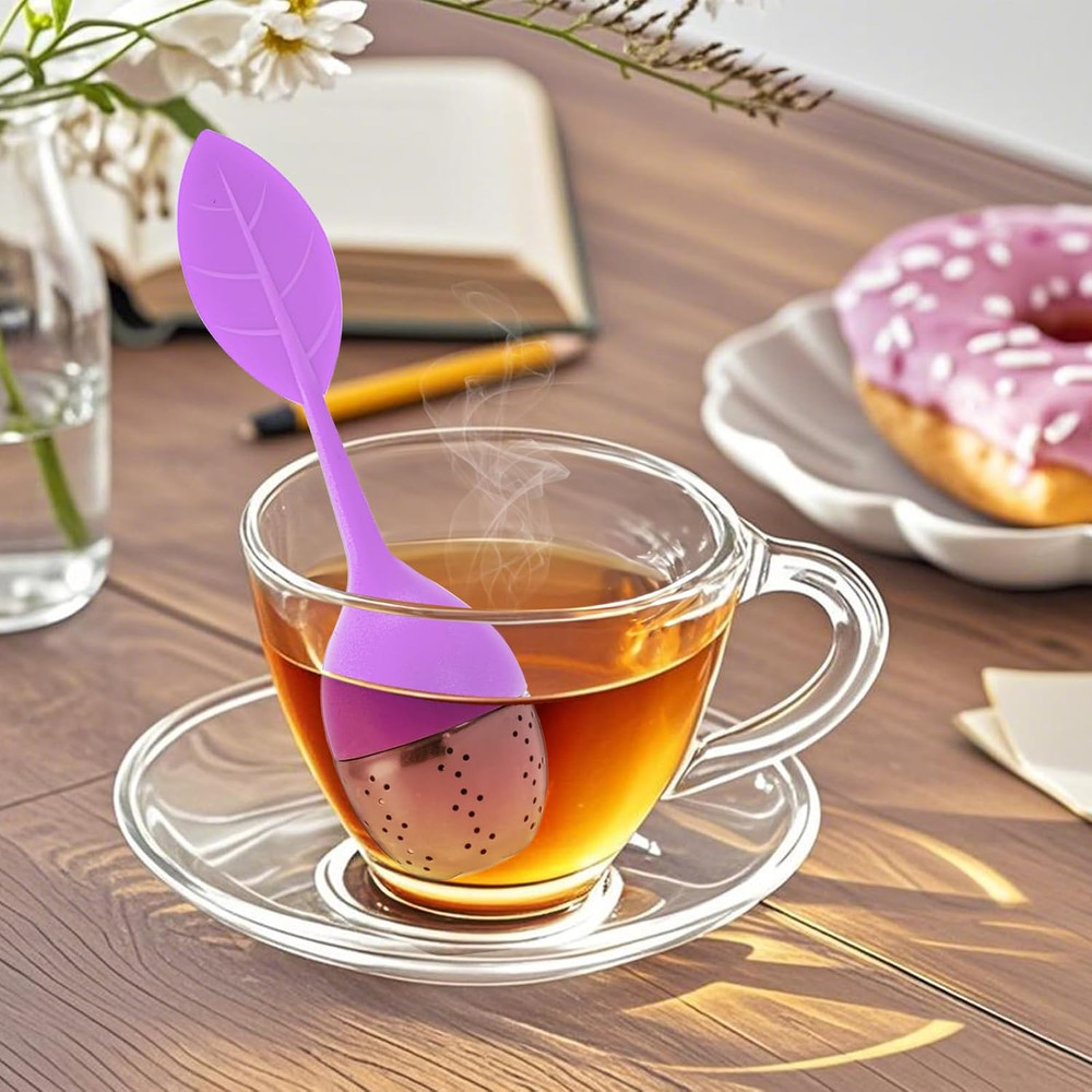 Bekith 7 Pack Silicone Tea Infuser, Cute Loose Leaf Tea Steeper, Fine Mesh Tea S