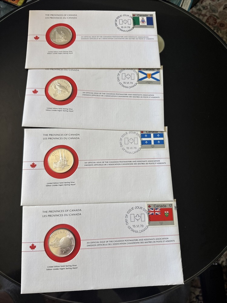 Provincial Silver Postmasters Coin Set 1979