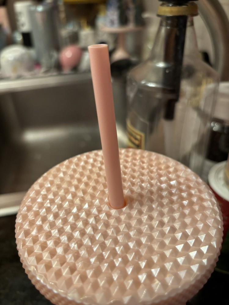Starbucks Light Pink Studded Tumbler