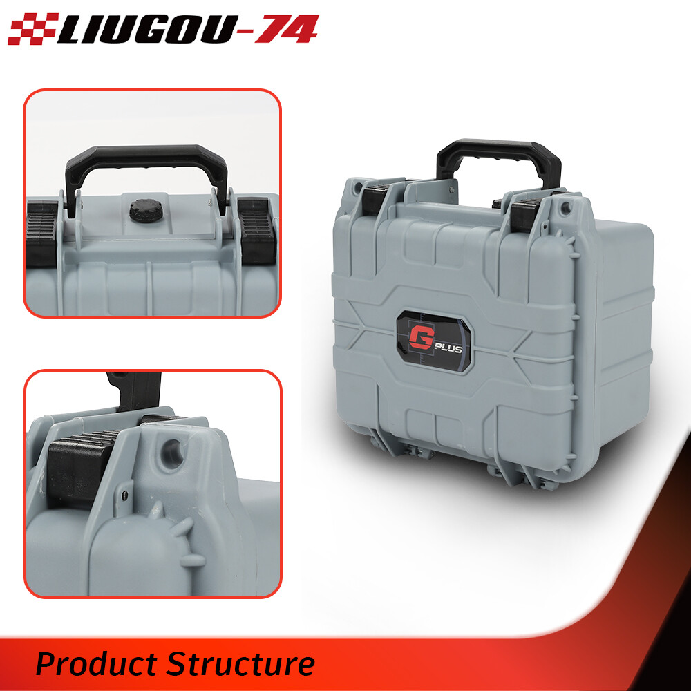 Gray Graded Card Storage Box Deep Travel Size Waterproof Case Slab Protector