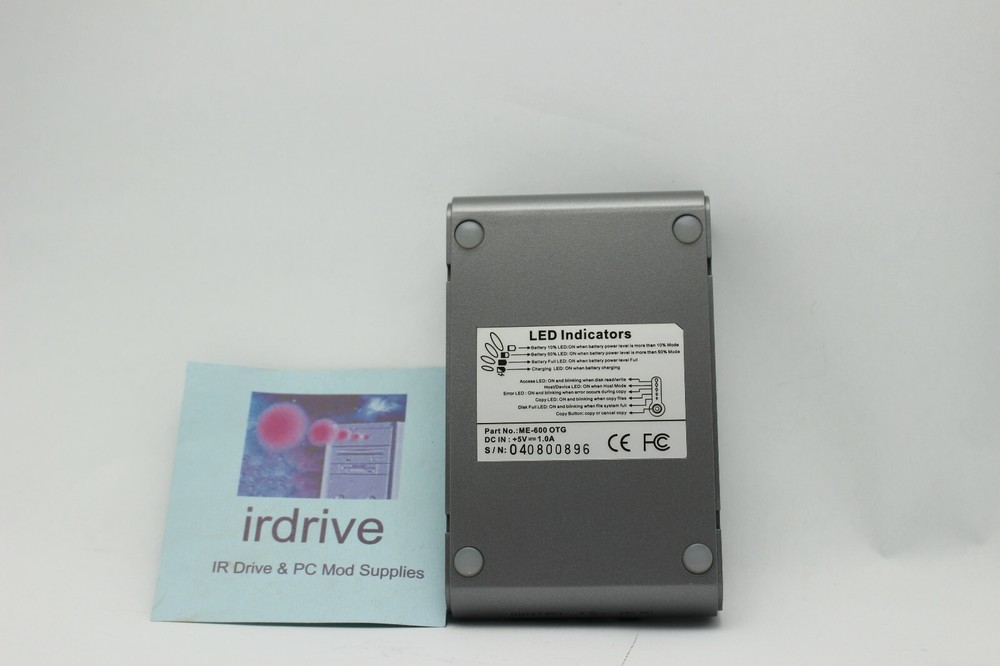 NEW Magic Box External 2.5" IDE Enclosure w/One Touch USB 2.0 Flash Drive Backup