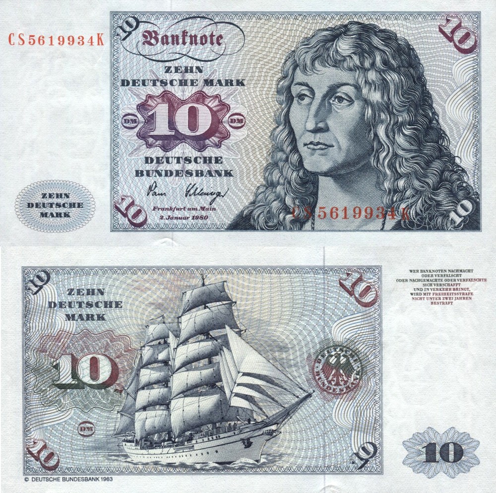 Germany 1980 - 10 mark - Pick 31d UNC