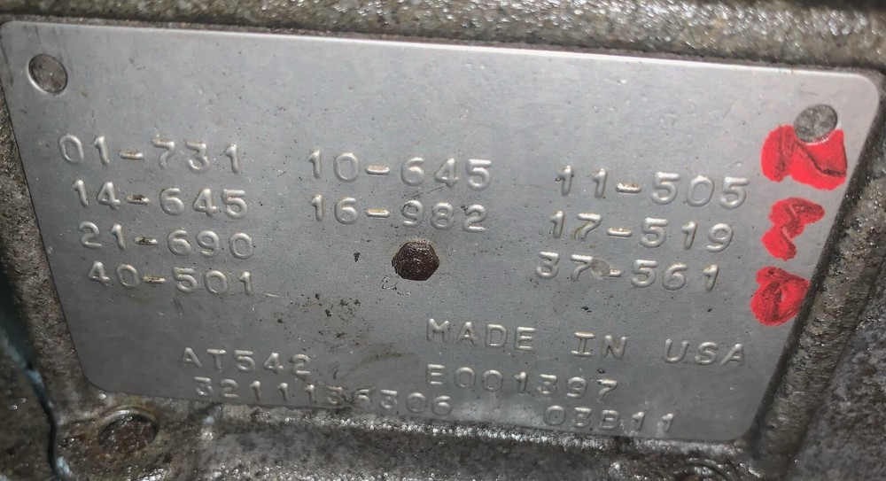 ALLISON AT542 Complete Transmission Assembly