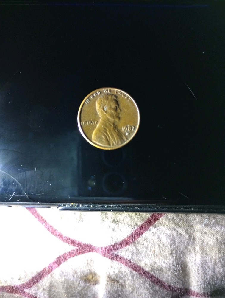 1982 Small D Penny That Weigh 3.13 Grams