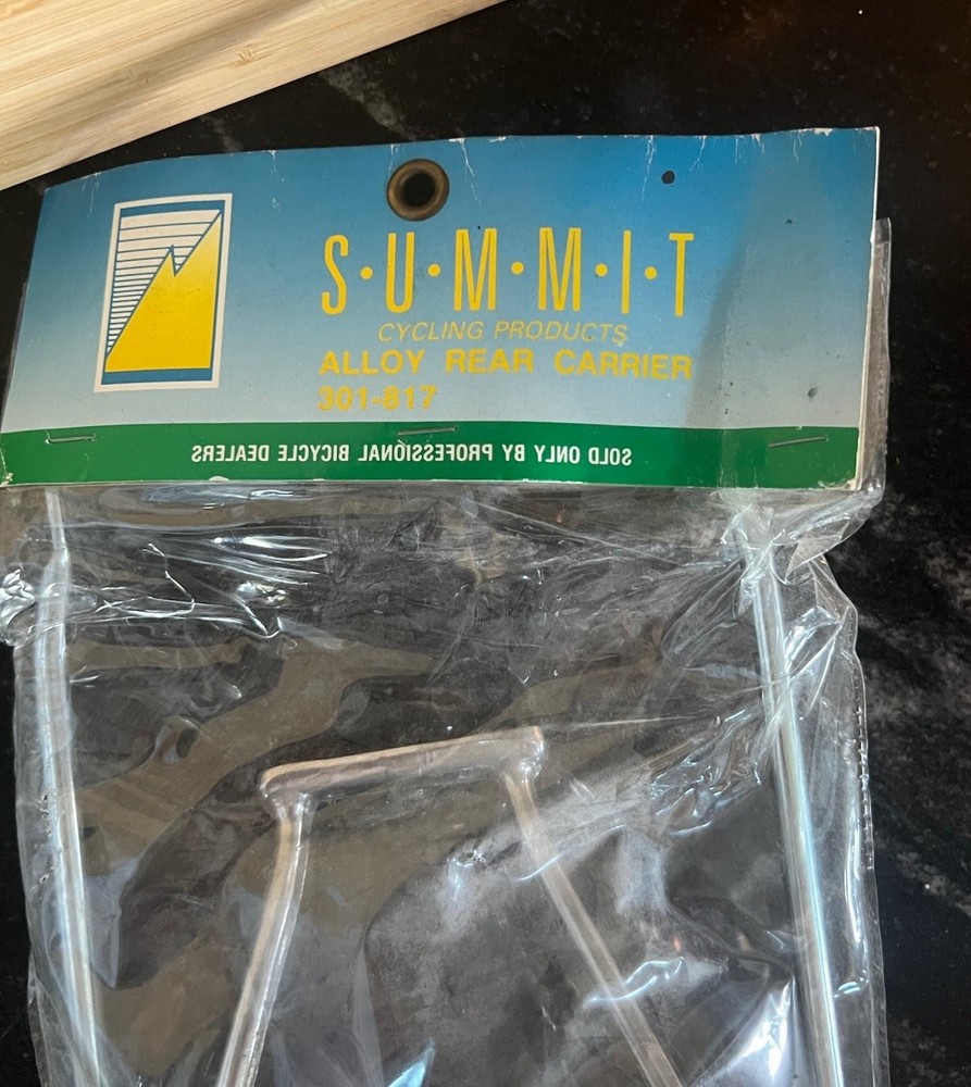 Vintage Summit Alloy Rear Rack Carrier Chrome