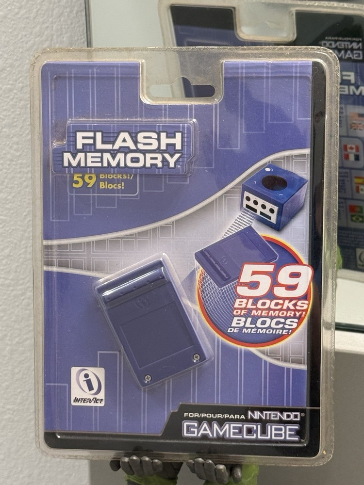 Nintendo GameCube Flash Memory Card 59 Blocks Interact Brand New Sealed