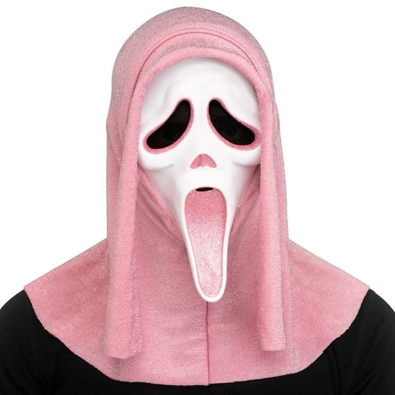 Scream Ghost Face 👻 Pink Glitter Mask Officially Licensed Fun World Ghostface