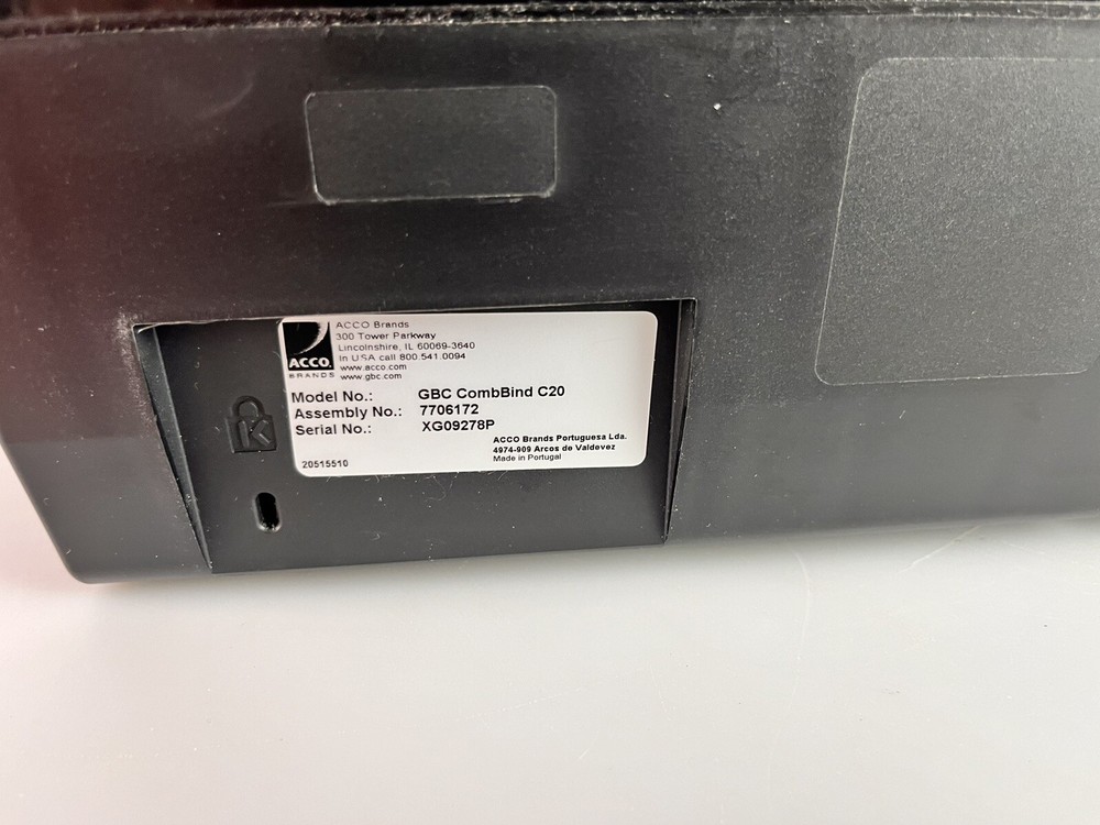 ACCO Brands GBC CombBind C20 Binding Machine