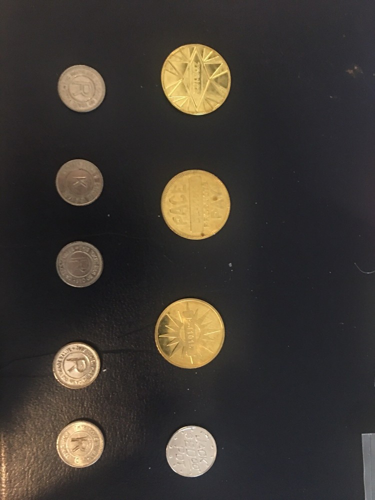 Slot Machine Tokens Collection