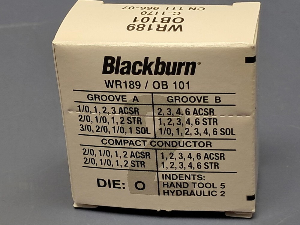 (25) ABB Blackburn Wide Range Compression Connectors WR189