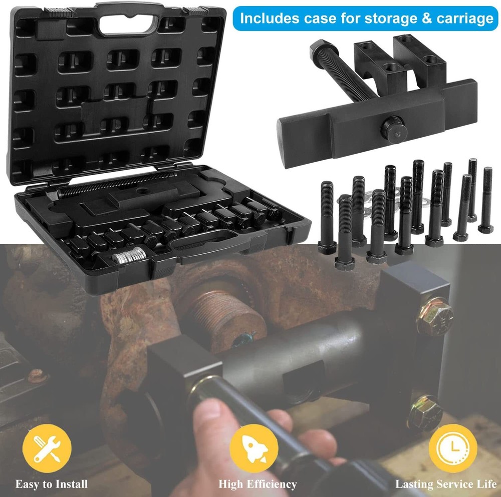 Replace 10803 Heavy-Duty Yoke Puller Remover Tool Kits Fits for Class 6-8 Trucks