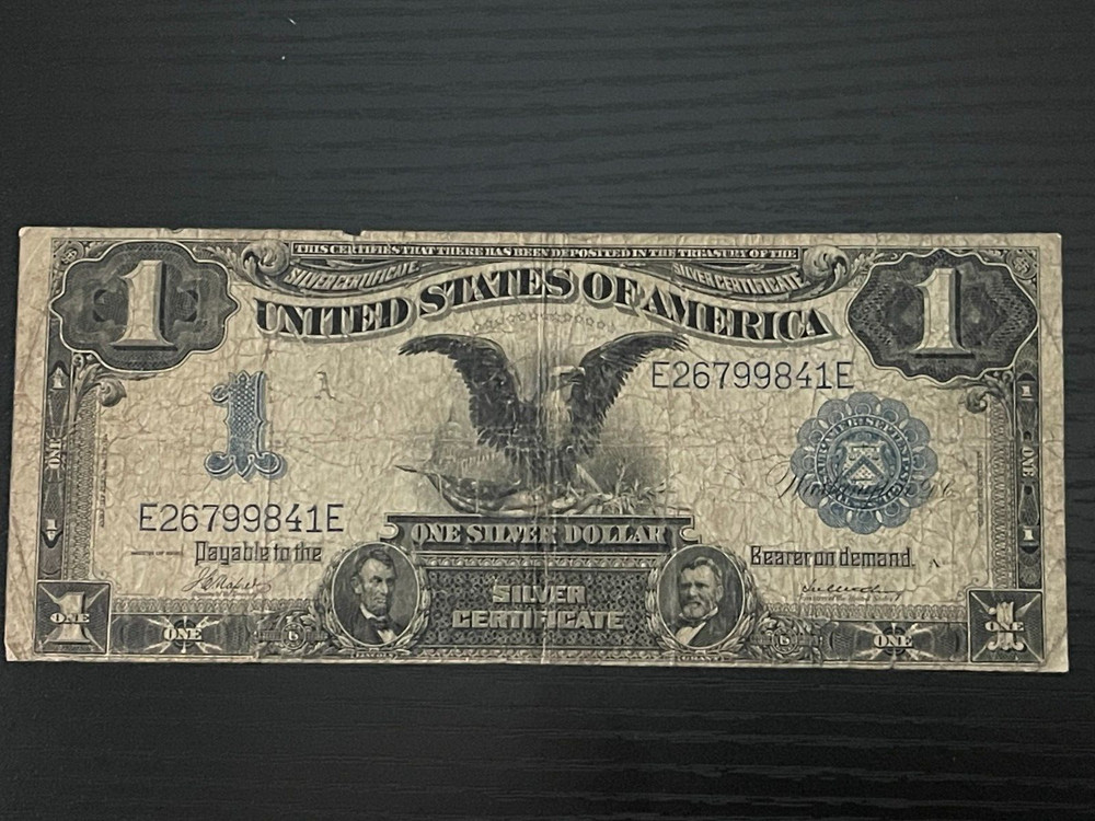 1899 Black Eagle  $1 Dollar large Note