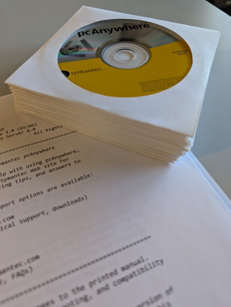 Symantec pcAnywhere Ver 11.5 PC Workstation User Remote Control Software