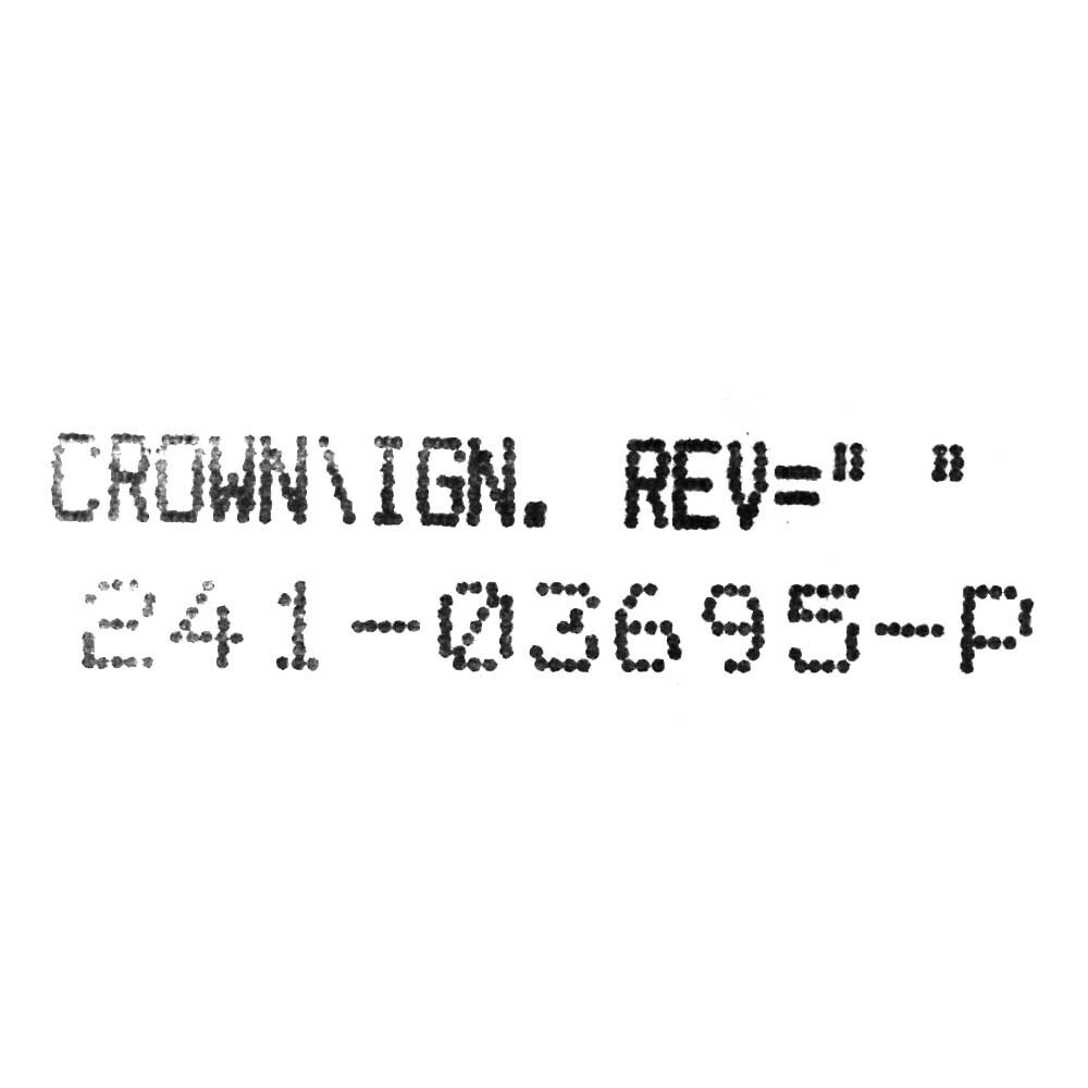 Crownline Boat Ignition Switch Panel 241-03695-P | 3-Position Gray